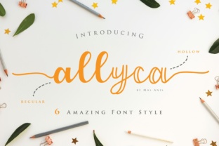 Allyca Script Font for Brand Identity and Packaging Design