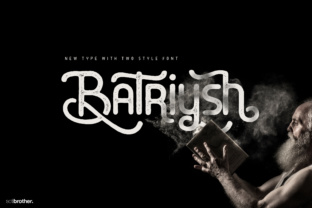 Batriysh: A Bold Script Typeface for Luxurious Handmade Designs