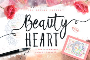 Beauty Heart: The Handlettered Brush Font for Polished Brand Identity
