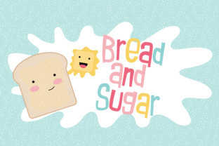 Bread and Sugar Typeface: A Whimsical Hand-Crafted Font for Engaging Brand Content