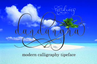 Dandangna: A Stylish Calligraphy Font for Elegant Editorial Design