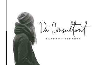 De Consultant: Modern Script Fonts for Fashion Web Design