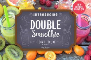 Double Smoothie: A Fun Font Duo for Handmade Branding