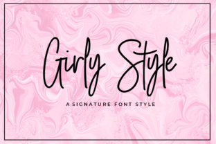 Girly Style: A Handwritten Font for Fashion Web Design