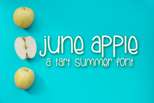 June Apple Handwritten Font for Cute Campaigns