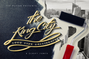 King City: The Script Handwritten Font for Branded Campaign Visuals