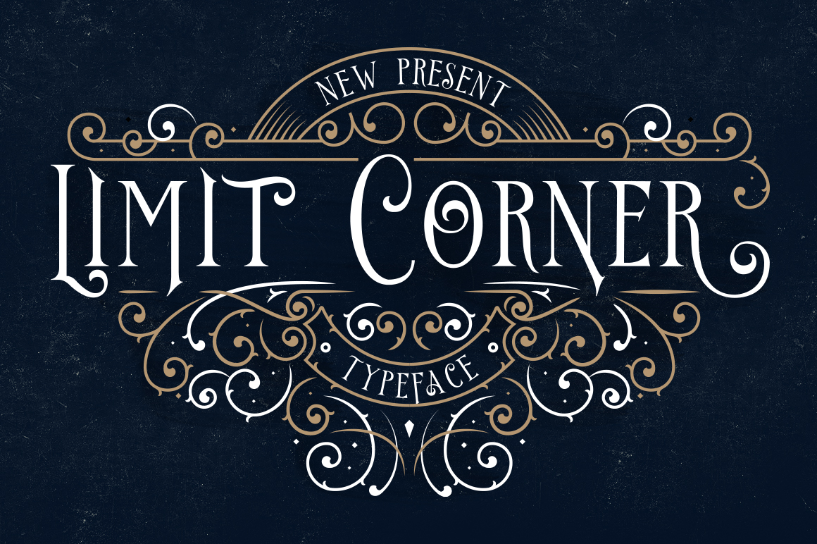 Limit Corner Serif Display Typeface for Handmade Branding