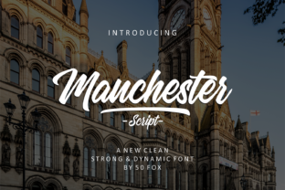 Manchester Typeface: A Hand-Lettered Script for Modern Brand Identity