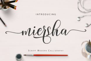 Miersha Script Handwritten Font for Modern Brand Design