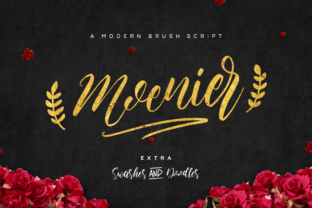Moenier Script Handwritten Font for Editorial Design
