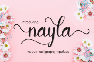 Nayla Script Font for Modern Handmade Branding