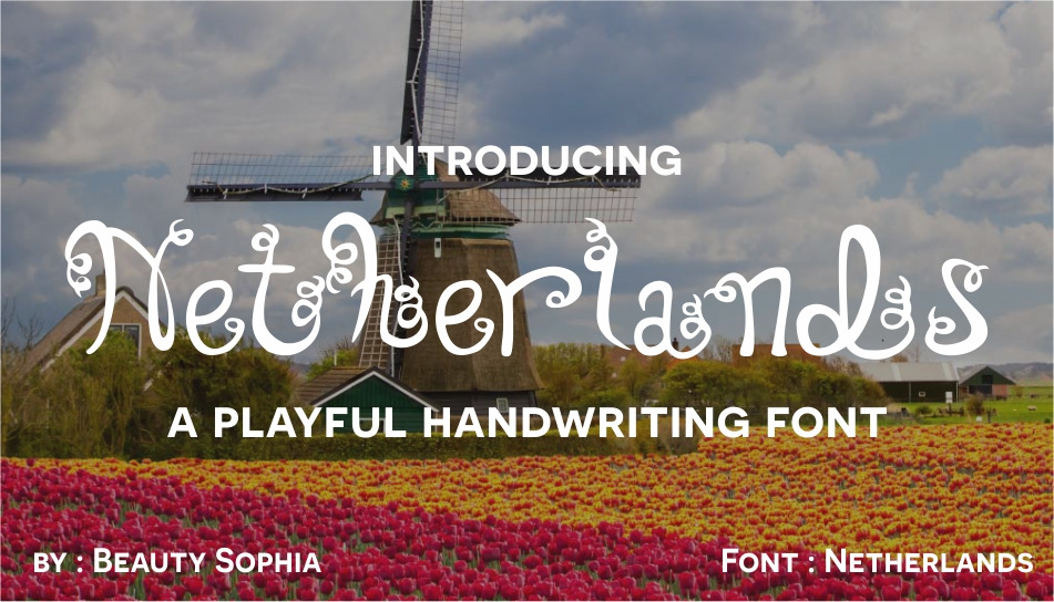 Netherlands Typeface: Elevating Brand Identity with Script Handwritten Fonts