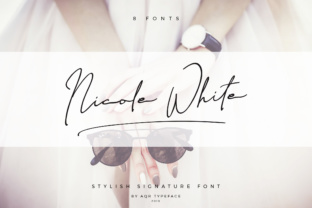 Nicole White: The Elegant Script Font for Boutique Branding