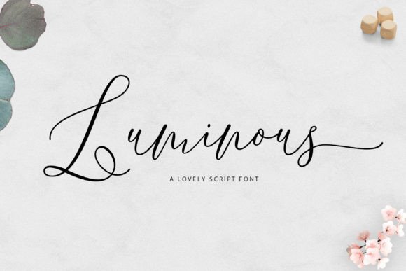 One Luminous: The Elegant Script Font for Premium Designs