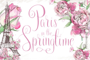 Paris in the Spring Typeface for Chic Brand Identity