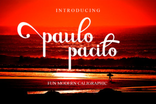 Paulo Pacito: The Romantic Script Handwritten Font for Editorial Design