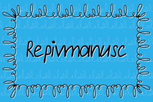 Repivmanusc: The Handwritten Script Font for Relaxed Digital Branding