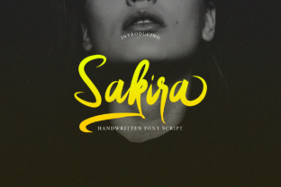 Sakira Script: A Modern Brush Font for Editorial Design