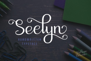 Seelyn Script Handwritten Font for Romantic Crafts and Branding