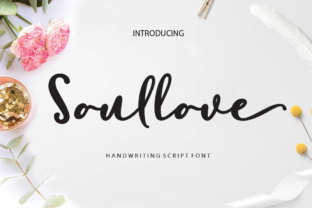 Soullove: An Elegant Script Handwritten Font for Editorial Design