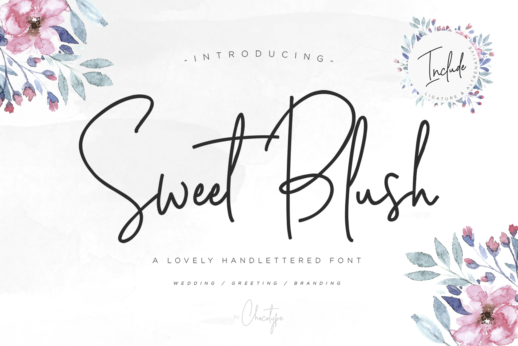 Sweet Blush: A Monoline Script Font for Feminine Branding