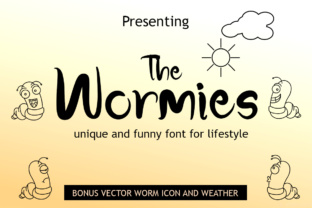 The Wormies Typeface for Playful Campaign Design