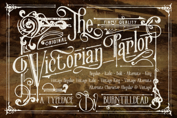 Victorian Parlor: A Serif Font for Timeless Brand Identity