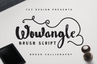 Wowangle Font Review: A Stunning Script Handwritten Choice